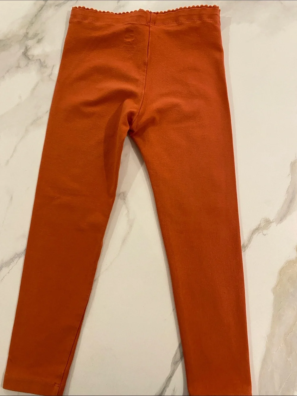The Tea Collection Solid Leggings size 6 blue and a pumpkin color